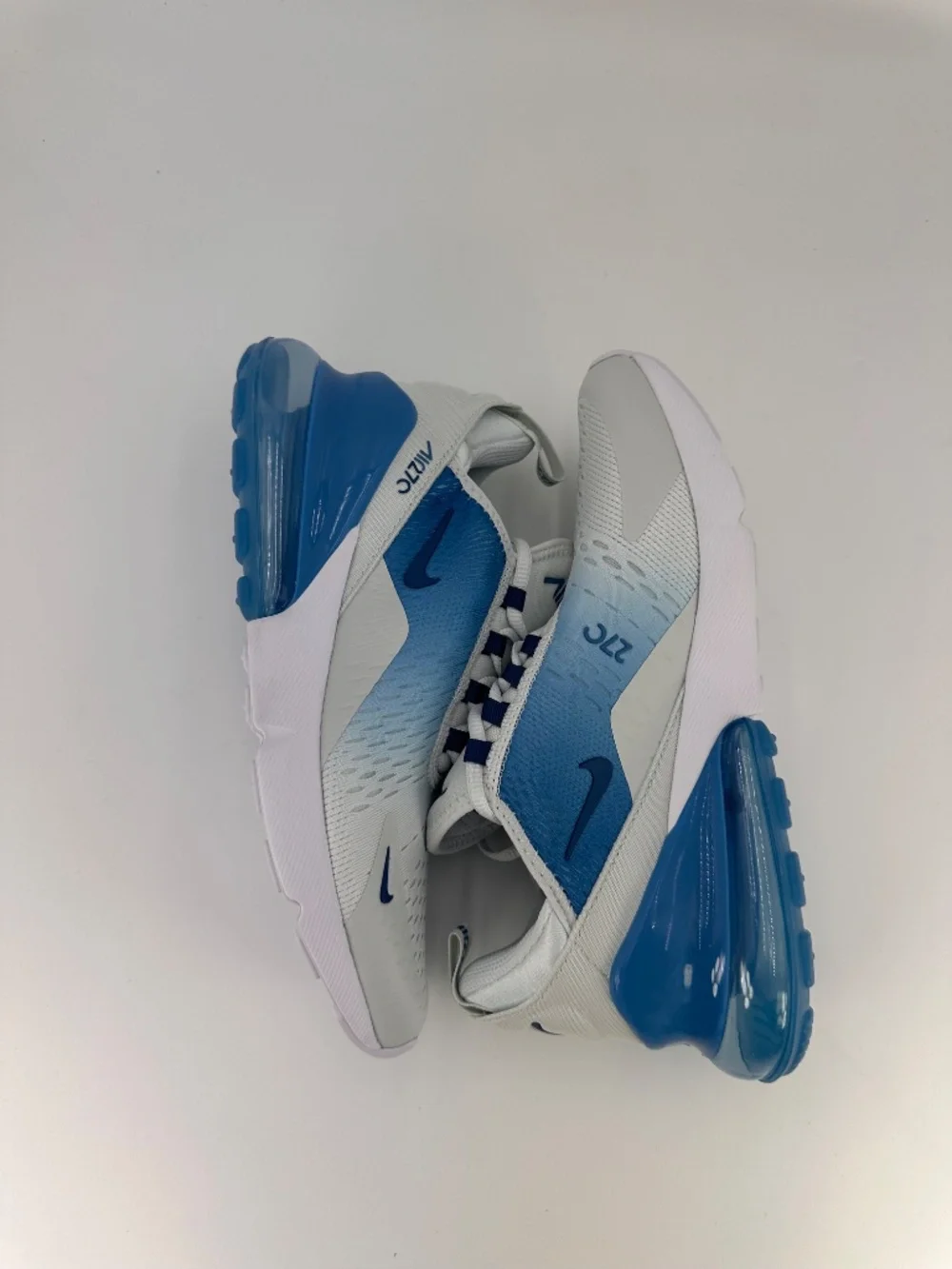 Nike Air Max 270 Off White/Court Blue (943345 125) Big Kid's
